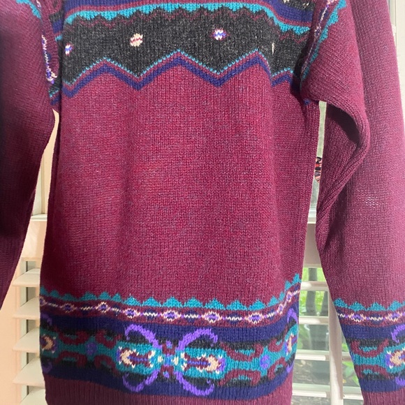 Vintage Woolrich Nordic Dog Pheasant Hunting Wool Sweater English Setter Small - Picture 5 of 6